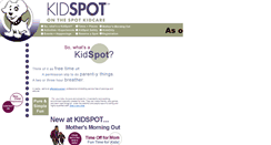 Desktop Screenshot of kidspot4fun.com